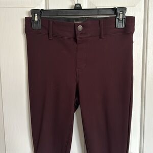 Maroon leggings